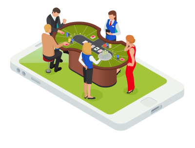 Juego de ruleta móvil